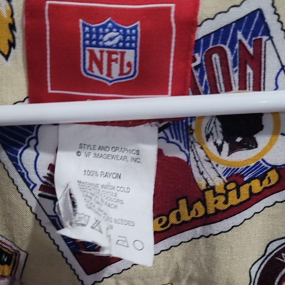 NFL Multicolor Casual Button Down Shirt - Picture 2 of 3